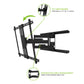 Kanto PDX700G Articulating Full Motion Outdoor Galvanized TV Mount for 42" - 100" TV