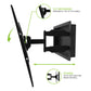 Kanto R300 Recessed In-Wall Full-Motion Mount for 32" - 55" TVs