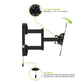 Kanto RV250G Full Motion Indoor/Outdoor RV and Boat Mount for 26" - 42" TV