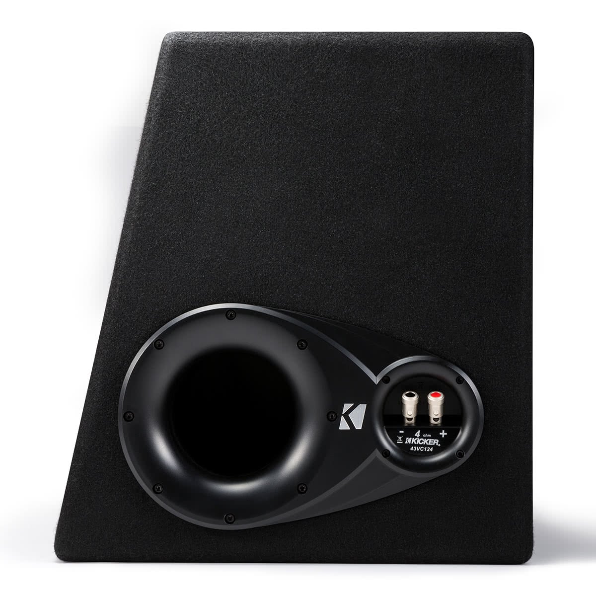 Kicker 43VC124 12" Comp 4-Ohm Subwoofer Enclosure