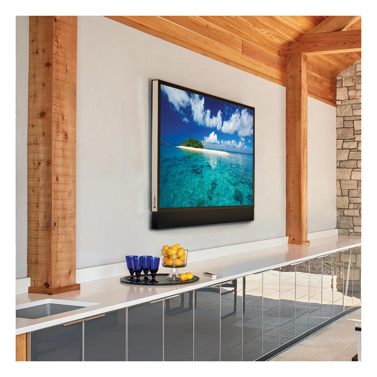 Seura SPK65 Premium 60W 2.0 Channel Bluetooth Outdoor Soundbar for 65" Displays