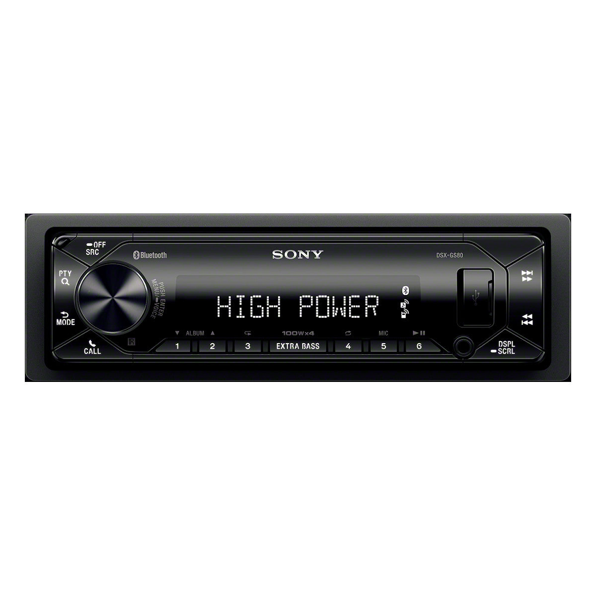 Sony Mobile DSX-GS80 High-Power Digital Media Receiver with Bluetooth