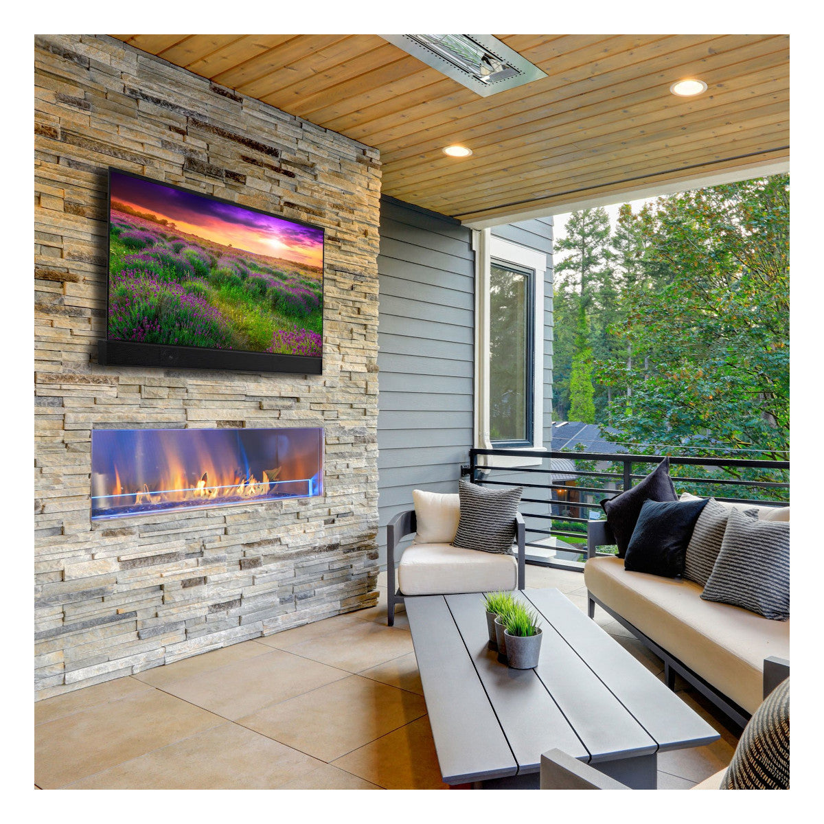 Seura SHD2-55 Shade Series 55" Outdoor TV with Soundbar