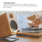 Kanto YU4 Powered Bookshelf Speakers with Built-In Bluetooth - Pair (Walnut)