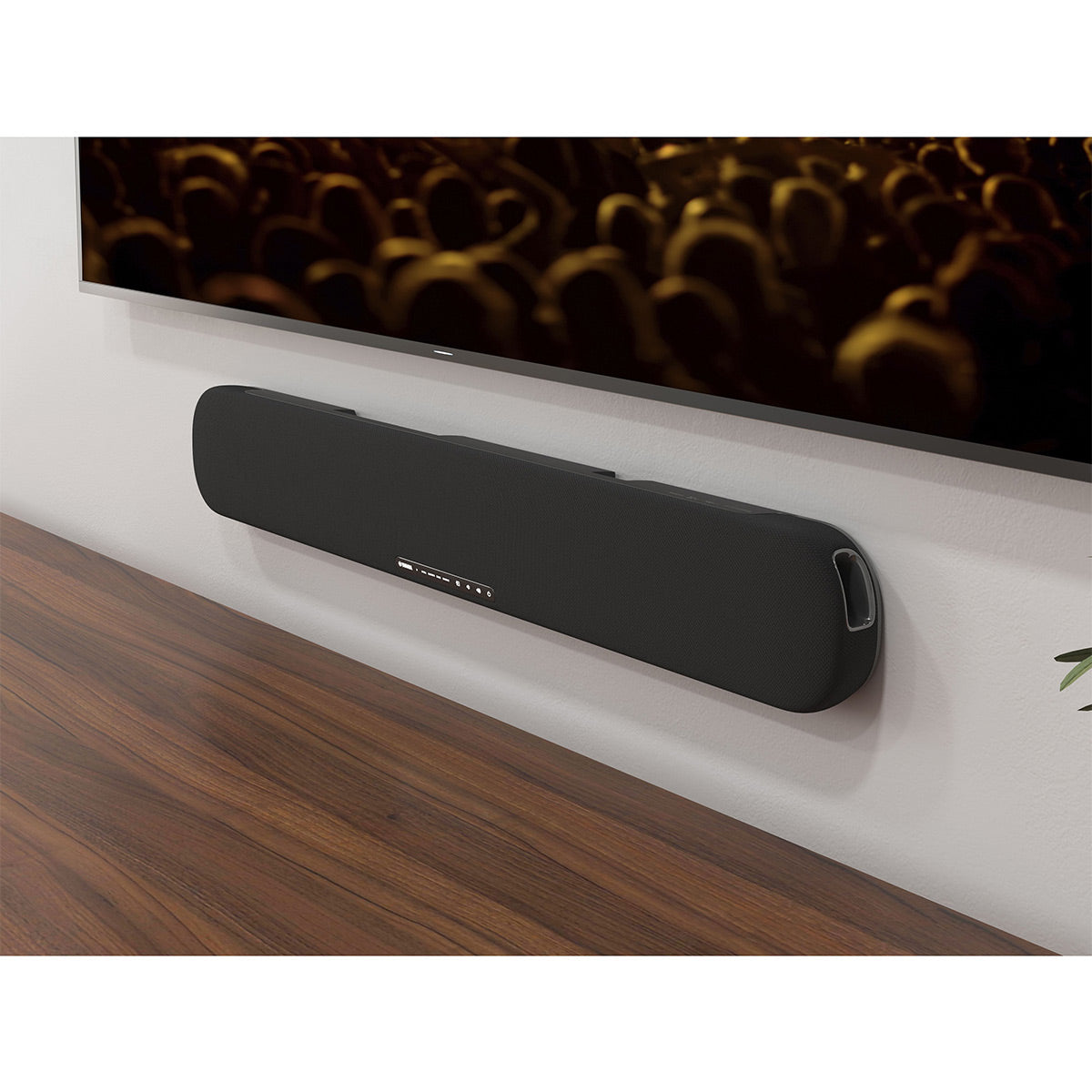 Yamaha SR-B20A Soundbar with Dual Built-In Subwoofers, Bluetooth, and DTS Virtual:X