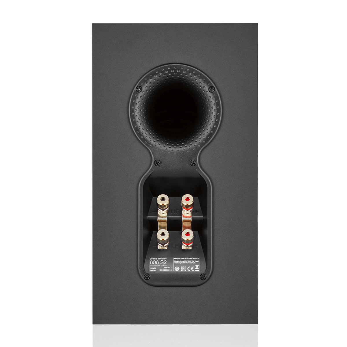 Bowers & Wilkins 606 S2 Anniversary Edition Bookshelf Speakers - Pair (Black)