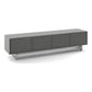 BDI Align 7473 Low 4-Door Cabinet with Media Base (Fog Grey)