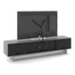 BDI Align 7473 Low 4-Door Cabinet with Media Base (Fog Grey)