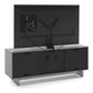 BDI Align 7477 3-Door Cabinet with Media Base (Fog Grey)