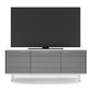 BDI Align 7477 3-Door Cabinet with Media Base (Satin White)