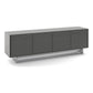 BDI Align 7479 4-Door Cabinet with Media Base (Fog Grey)