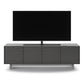 BDI Align 7479 4-Door Cabinet with Media Base (Fog Grey)