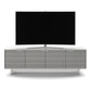 BDI Align 7479 4-Door Cabinet with Media Base (Satin White)