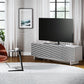 BDI Align 7479 4-Door Cabinet with Media Base (Satin White)