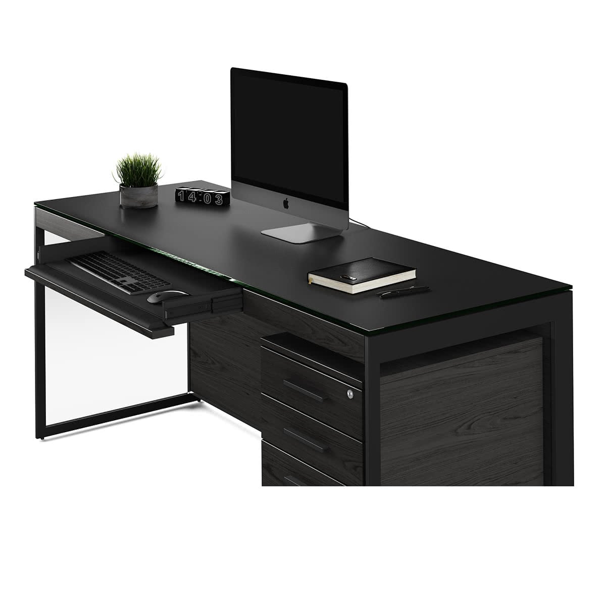 BDI Sequel 20 6101 Desk (Charcoal/Black)