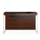 BDI Sequel 20 6103 Compact Desk (Chocolate/Nickel)