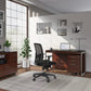 BDI Sequel 20 6103 Compact Desk (Chocolate/Nickel)