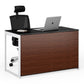 BDI Sequel 20 6103 Compact Desk (Chocolate/Nickel)