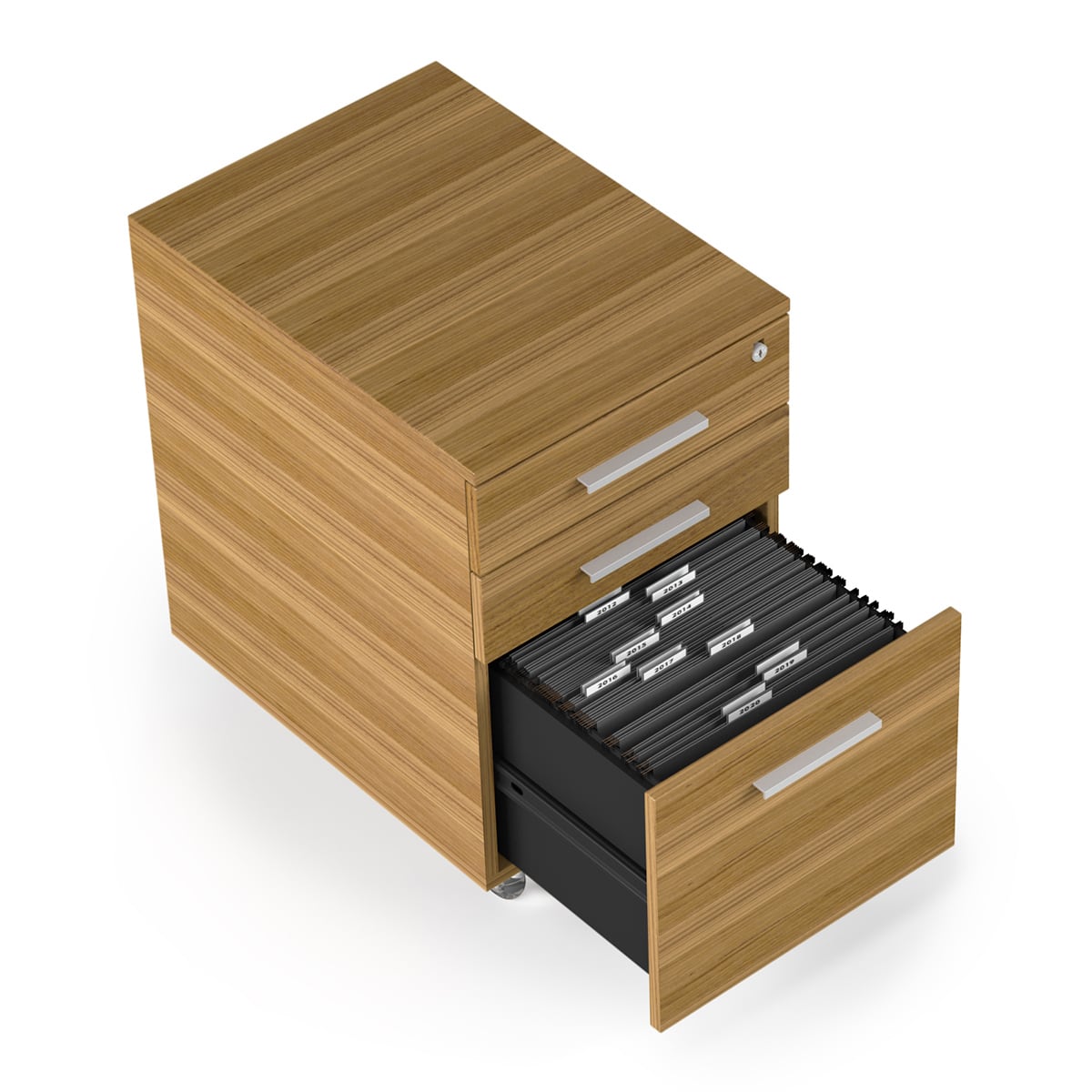 BDI Sequel 20 6107 Mobile File Cabinet (Walnut)