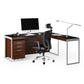 BDI Sequel 20 6112 Return Desk (Chocolate/Nickel)