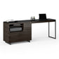 BDI Sequel 20 6112 Return Desk (Charcoal/Black)