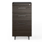 BDI Sequel 20 6114 3 Drawer File Cabinet (Charcoal/Black)