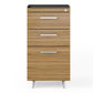 BDI Sequel 20 6114 3 Drawer File Cabinet (Walnut/Nickel)