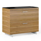 BDI Sequel 20 6116 Lateral File Cabinet (Walnut/Nickel)