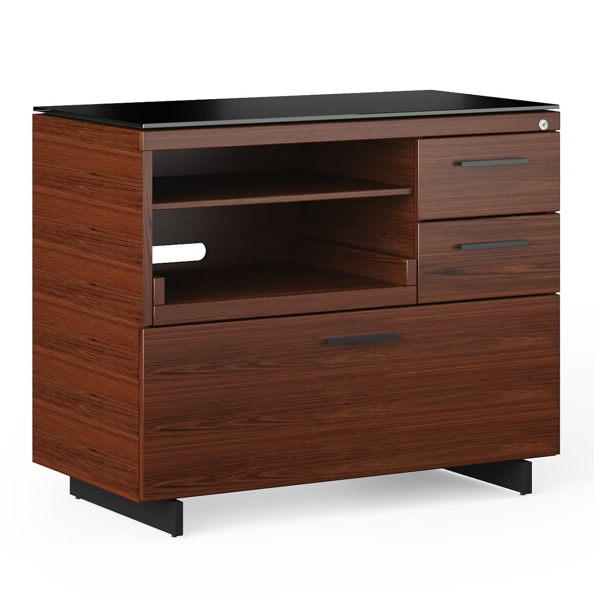 BDI Sequel 20 6117 Multifunction Cabinet (Chocolate/Black)