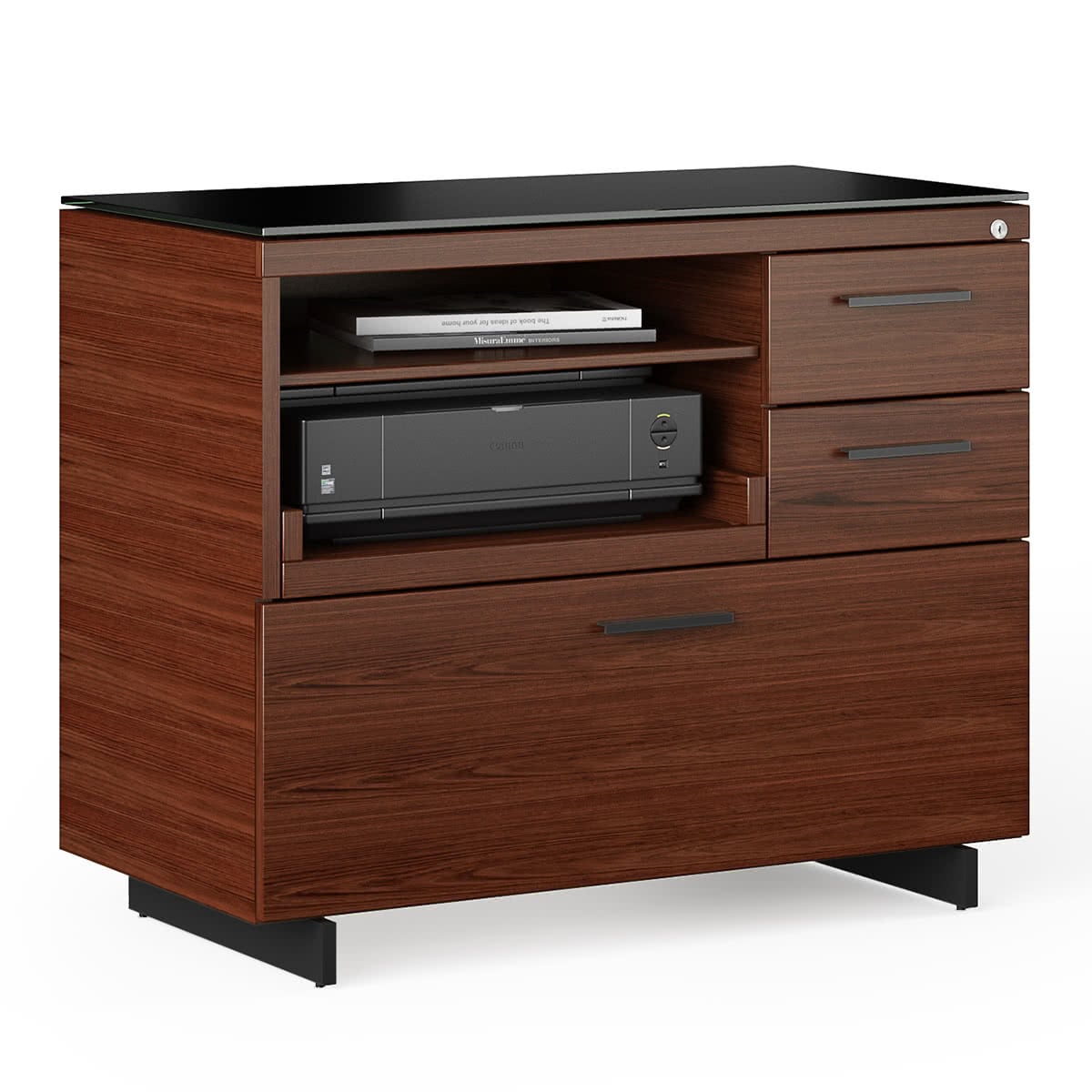BDI Sequel 20 6117 Multifunction Cabinet (Chocolate/Black)