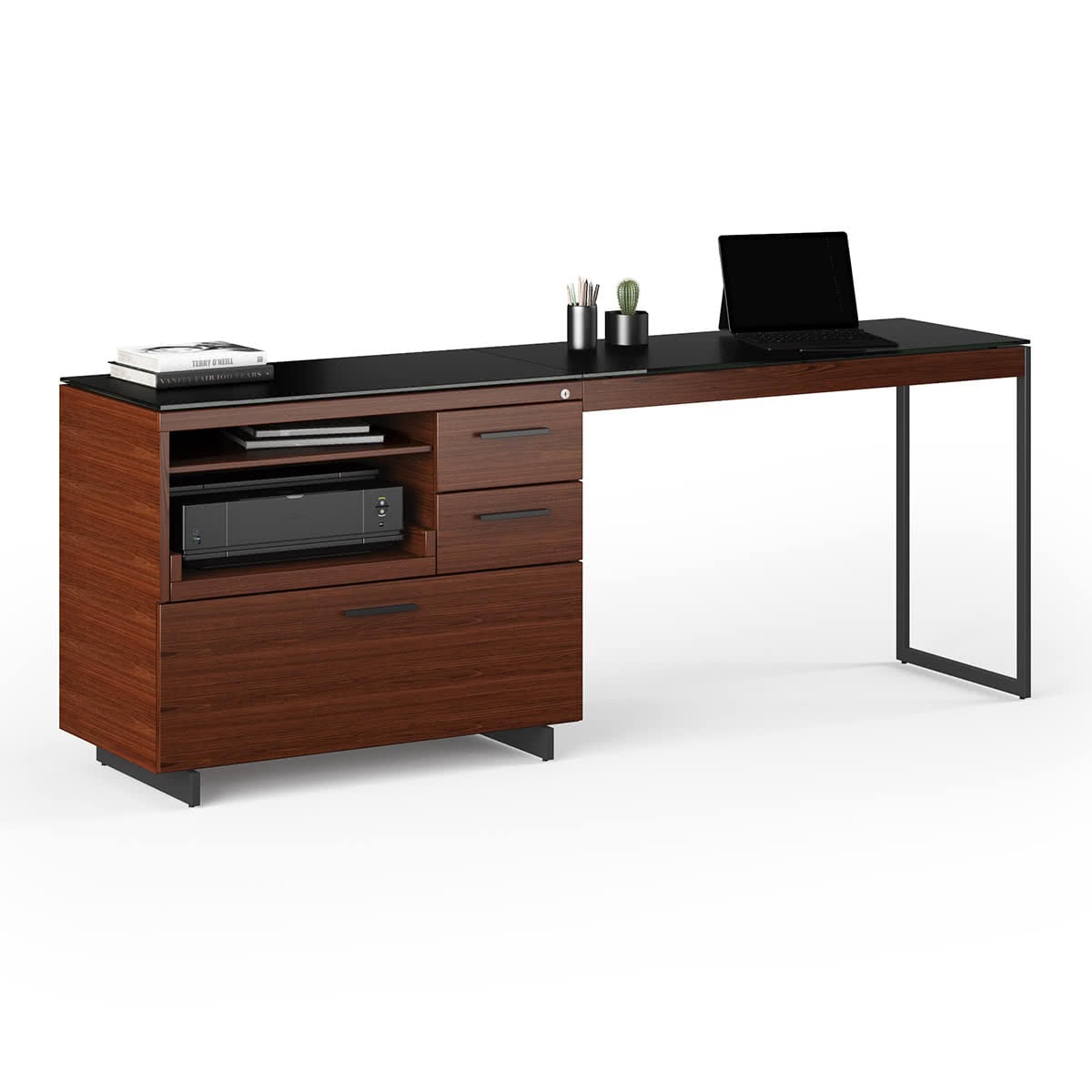 BDI Sequel 20 6117 Multifunction Cabinet (Chocolate/Black)