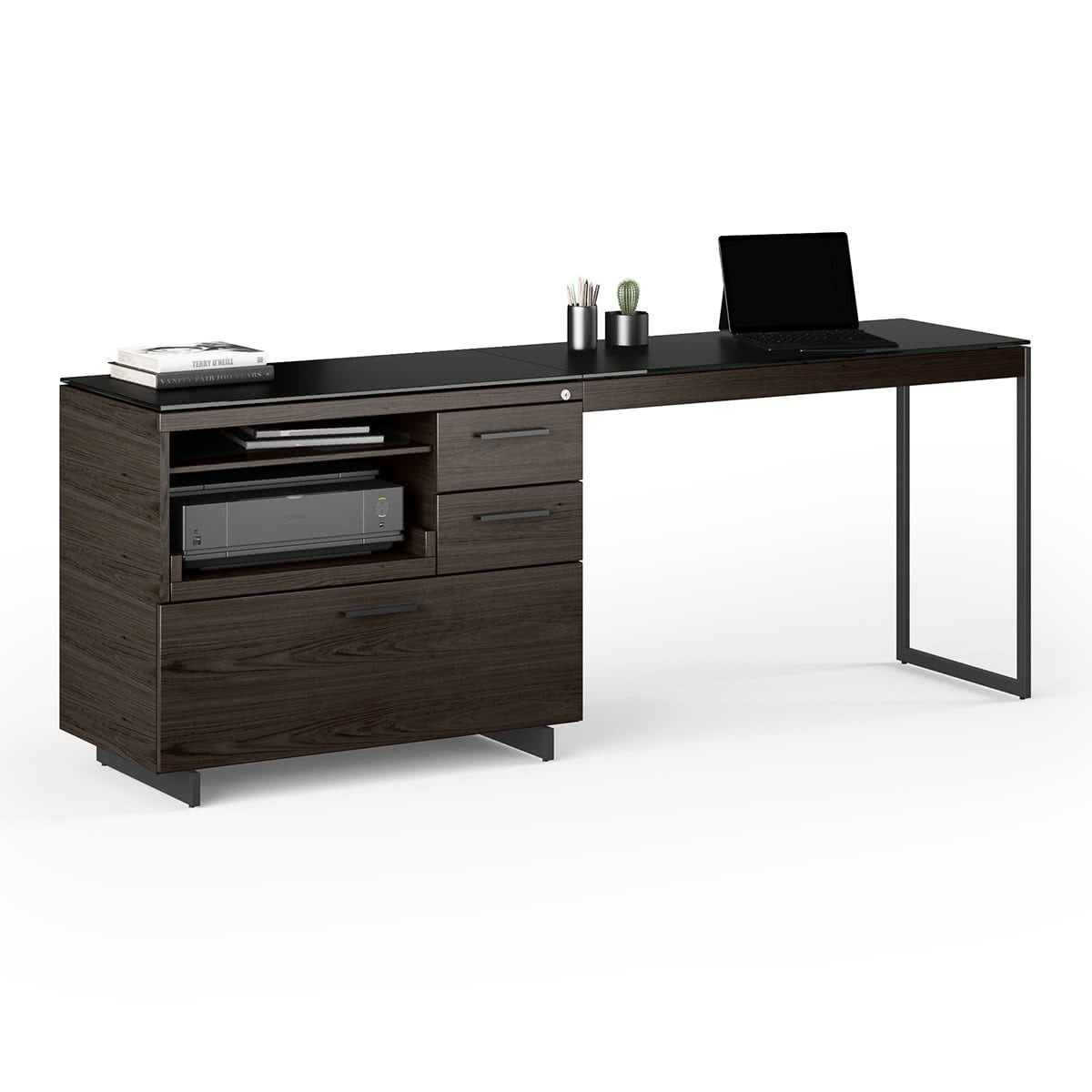 BDI Sequel 20 6117 Multifunction Cabinet (Charcoal/Black)