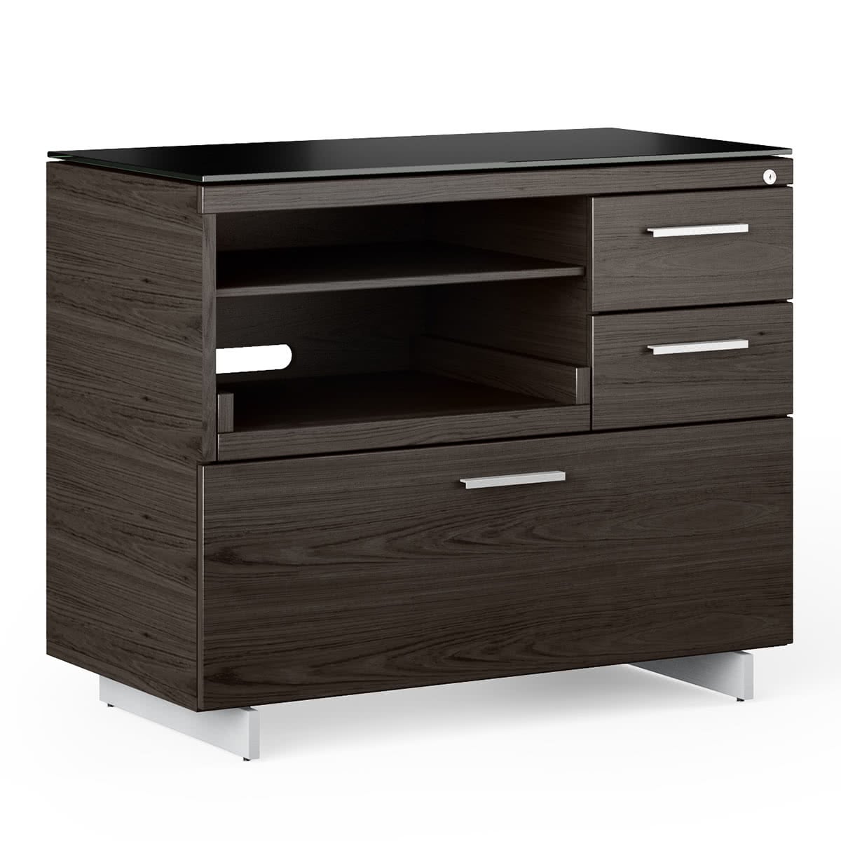 BDI Sequel 20 6117 Multifunction Cabinet (Charcoal/Nickel)