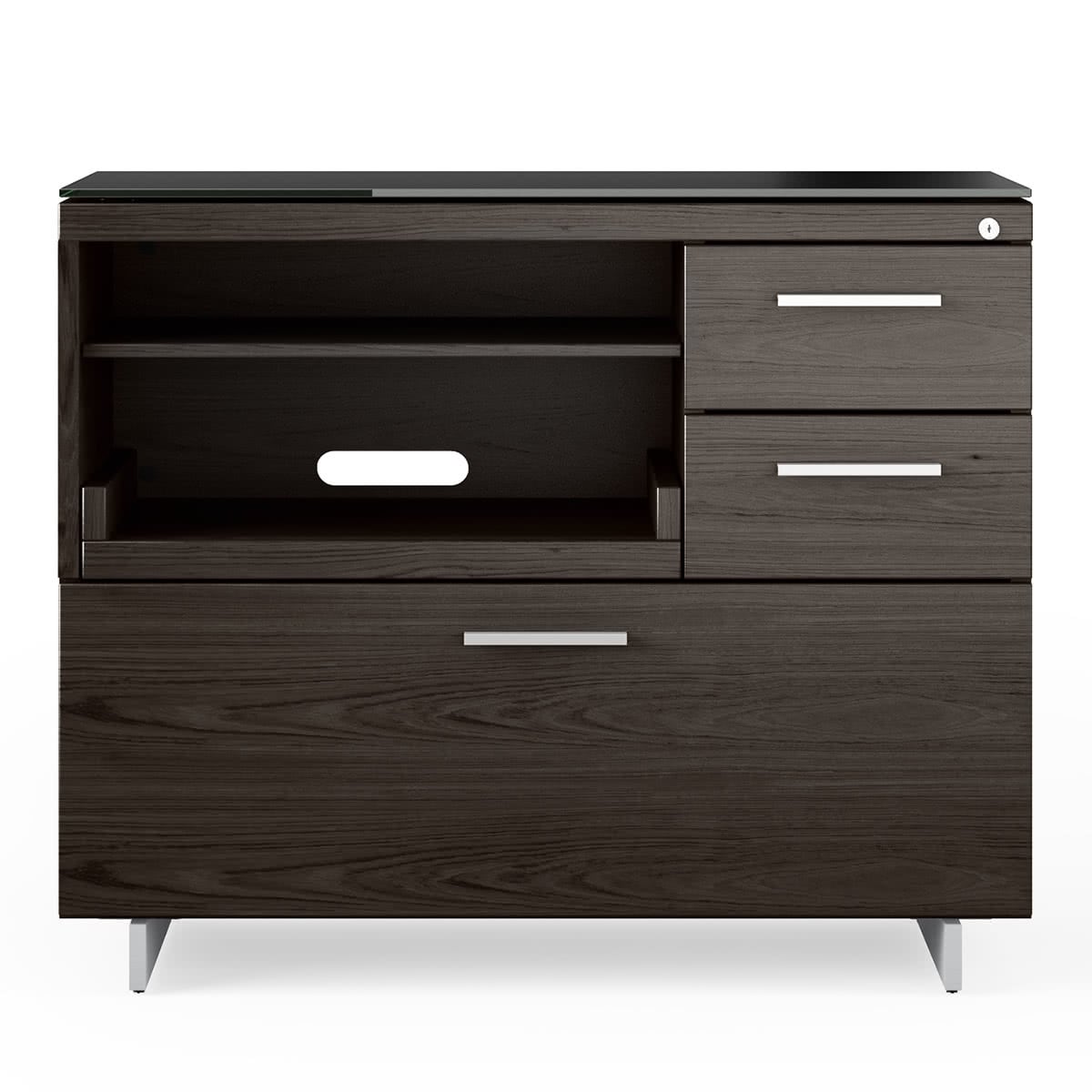 BDI Sequel 20 6117 Multifunction Cabinet (Charcoal/Nickel)