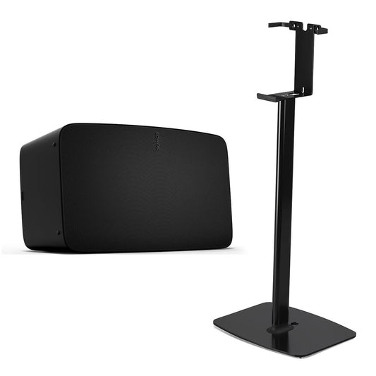 Sonos Five Wireless Speaker with S5-FS Floor Stand (Black)