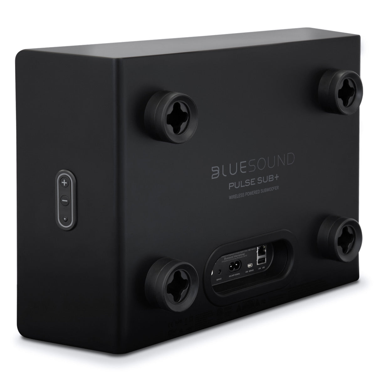 Bluesound PULSE SUB+ 8" Wireless Powered Subwoofer (Black)