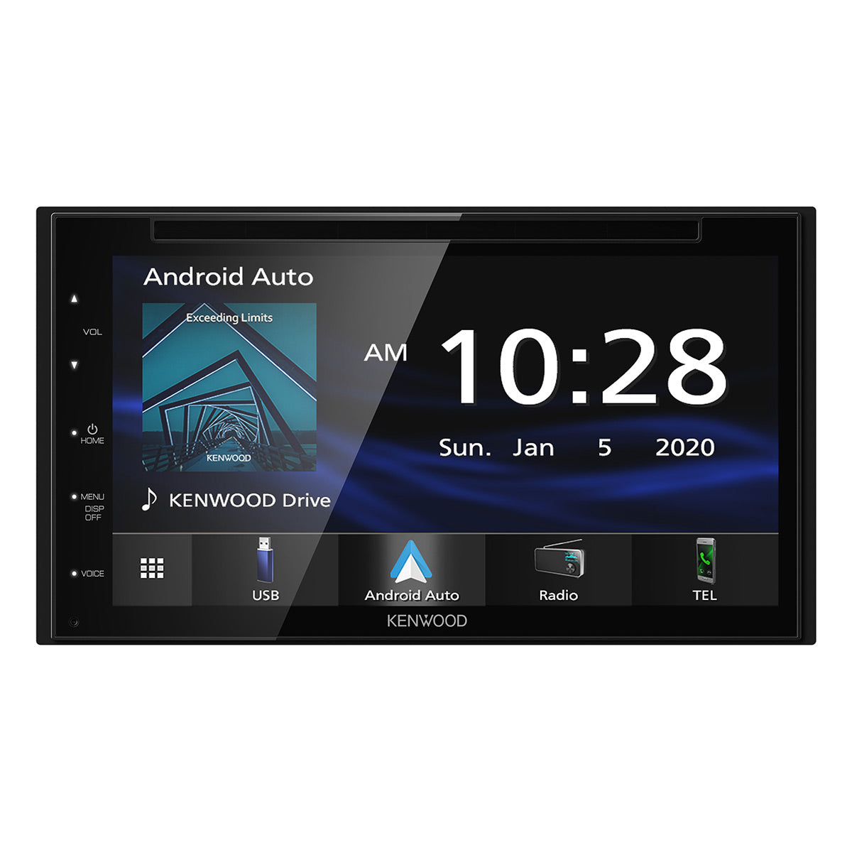 Kenwood DDX57S 6.8" Capacitive Screen DVD Receiver with Car Play, Android Auto, Bluetooth