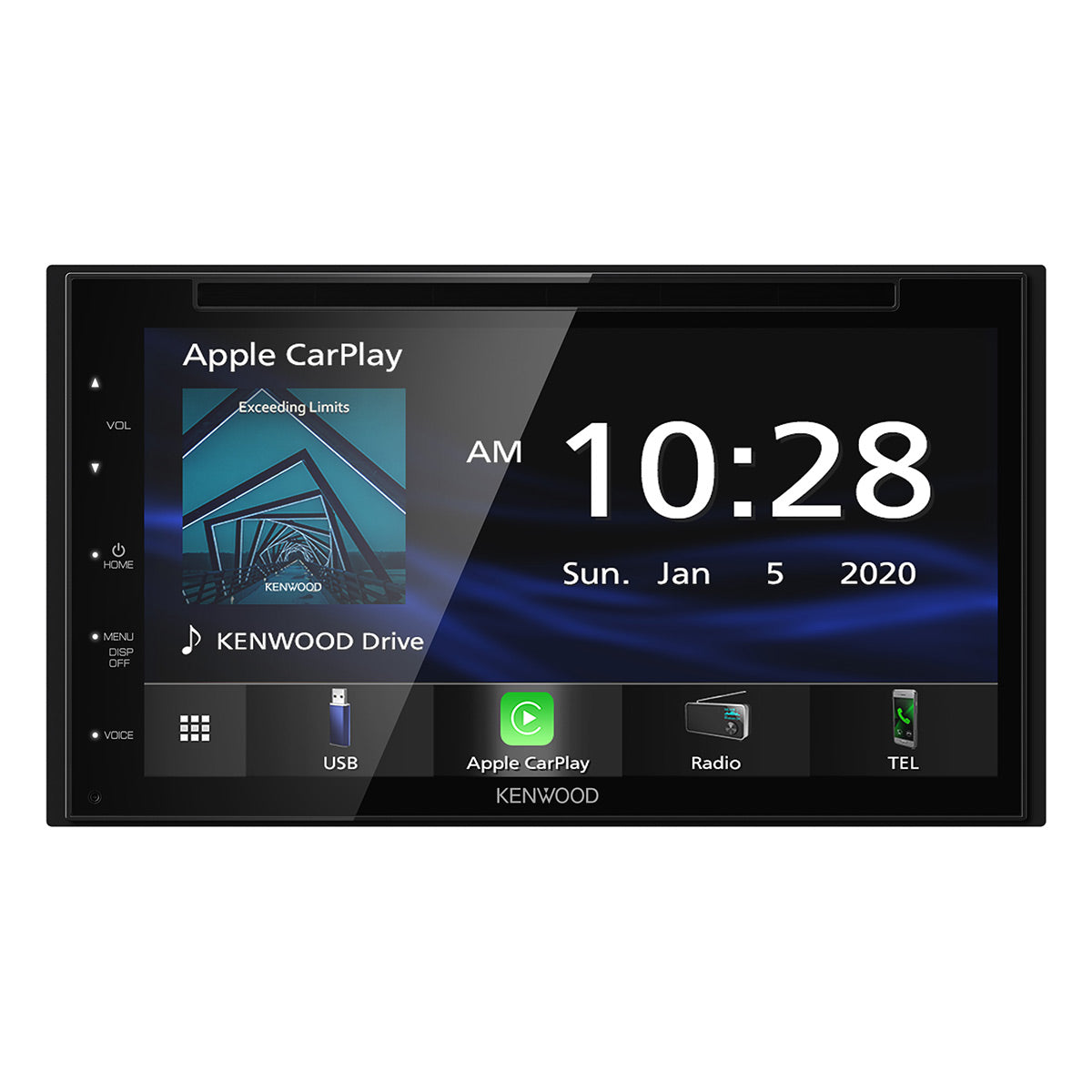 Kenwood DDX57S 6.8" Capacitive Screen DVD Receiver with Car Play, Android Auto, Bluetooth