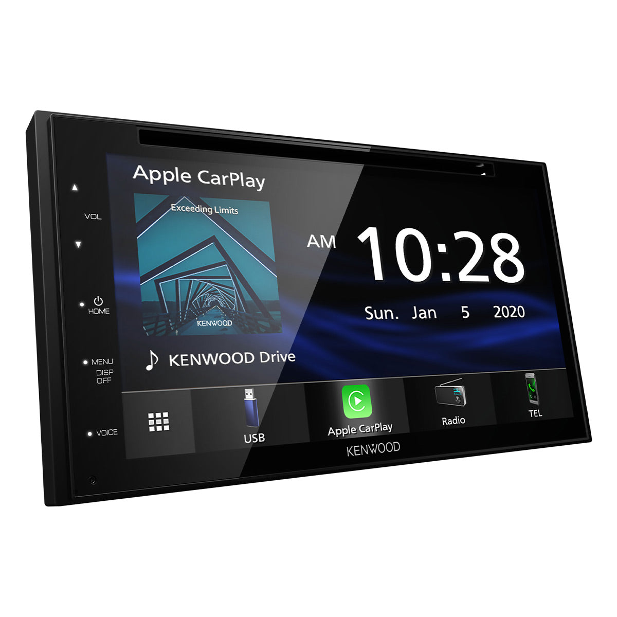 Kenwood DDX57S 6.8" Capacitive Screen DVD Receiver with Car Play, Android Auto, Bluetooth