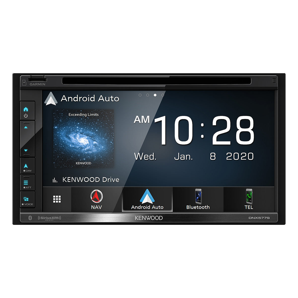 Kenwood DNX577S 6.8" Garmin Navigation Touchscreen Receiver w/ Apple CarPlay and Android Auto