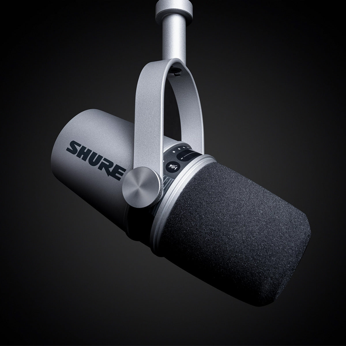 Shure MV7 USB/XLR Dynamic Microphone for Podcasting, Recording