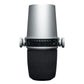 Shure MV7 USB/XLR Dynamic Microphone for Podcasting, Recording, Live Streaming & Gaming with Built-in Headphone Output (Silver)