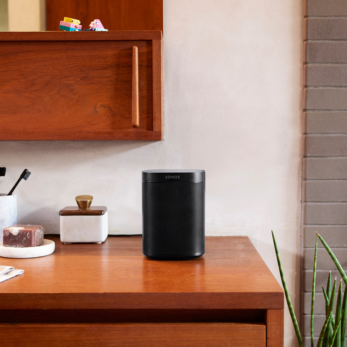 Sonos Indoor Outdoor Set with Move Smart Speaker and One Gen 2 Voice-Controlled Wireless Speaker (Black)