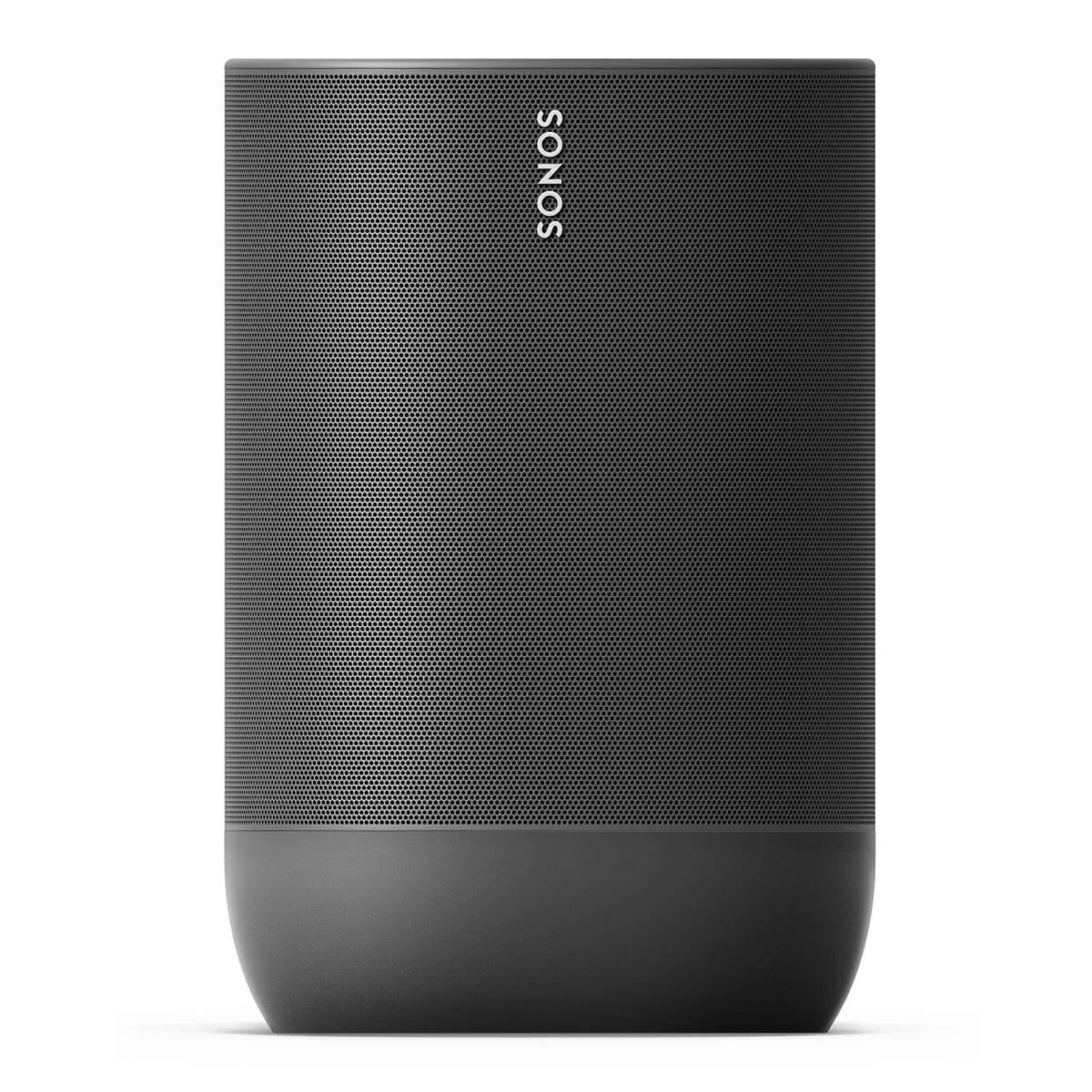 Sonos Indoor Outdoor Set with Move Smart Speaker and One Gen 2 Voice-Controlled Wireless Speaker (Black)