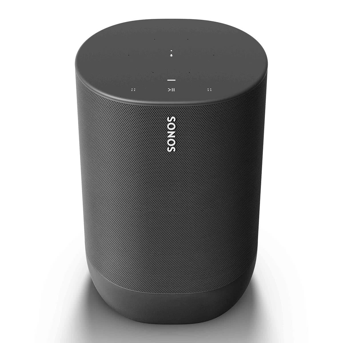 Sonos Indoor Outdoor Set with Move Smart Speaker and One Gen 2 Voice-Controlled Wireless Speaker (Black)