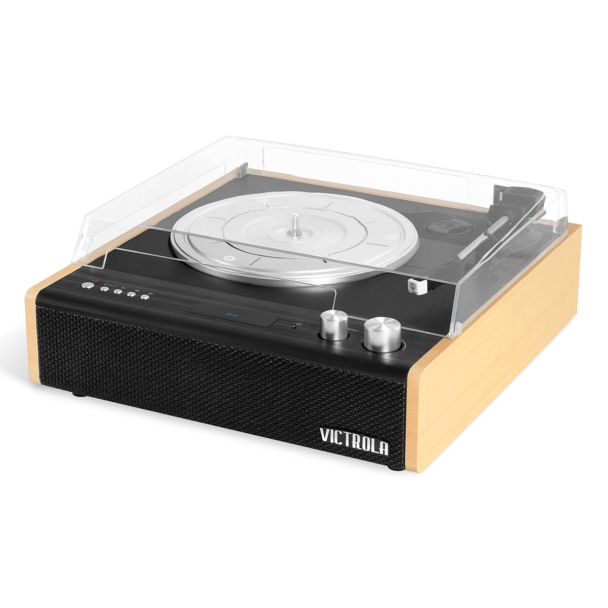 Victrola Eastwood 3-Speed Dual-Bluetooth Hybrid Turntable with Record Care Kit