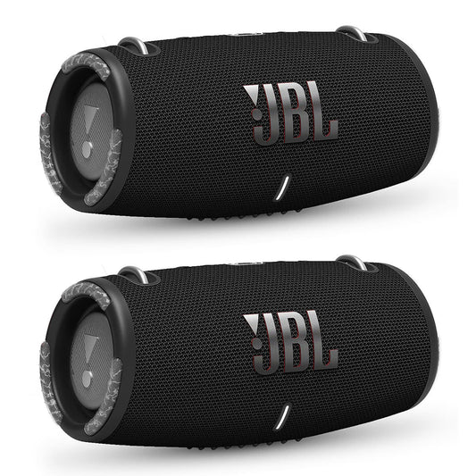 JBL Xtreme 3 Portable Bluetooth Waterproof Speakers - Pair (Black)