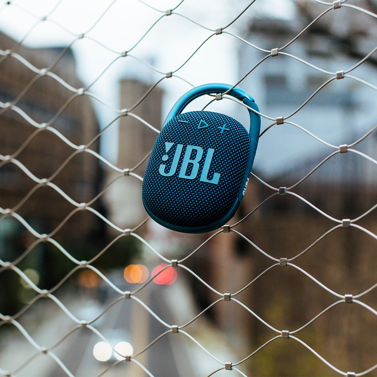 JBL Clip 4 Portable Bluetooth Waterproof Speaker (Blue)