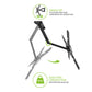 Kanto PS300 Full Motion Articulating Single Stud Mount for 26" - 60" TV (Black)
