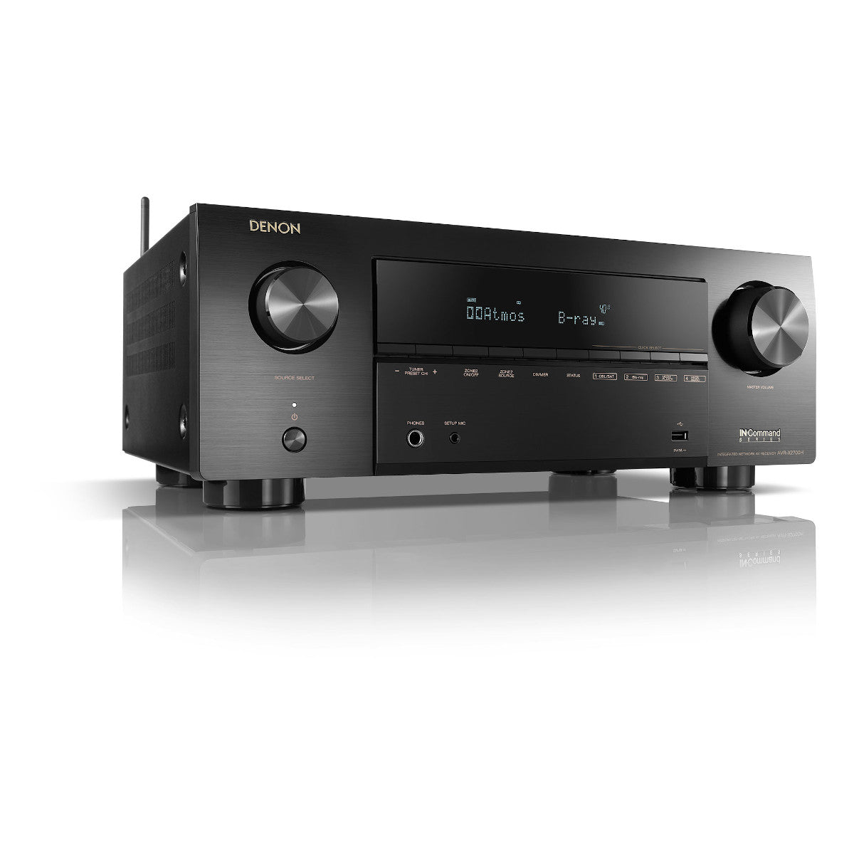 Denon AVR-X2700H 7.2-Channel 8K Ultra HD Home Theater Receiver with HEOS (Factory Certified Refurbished)